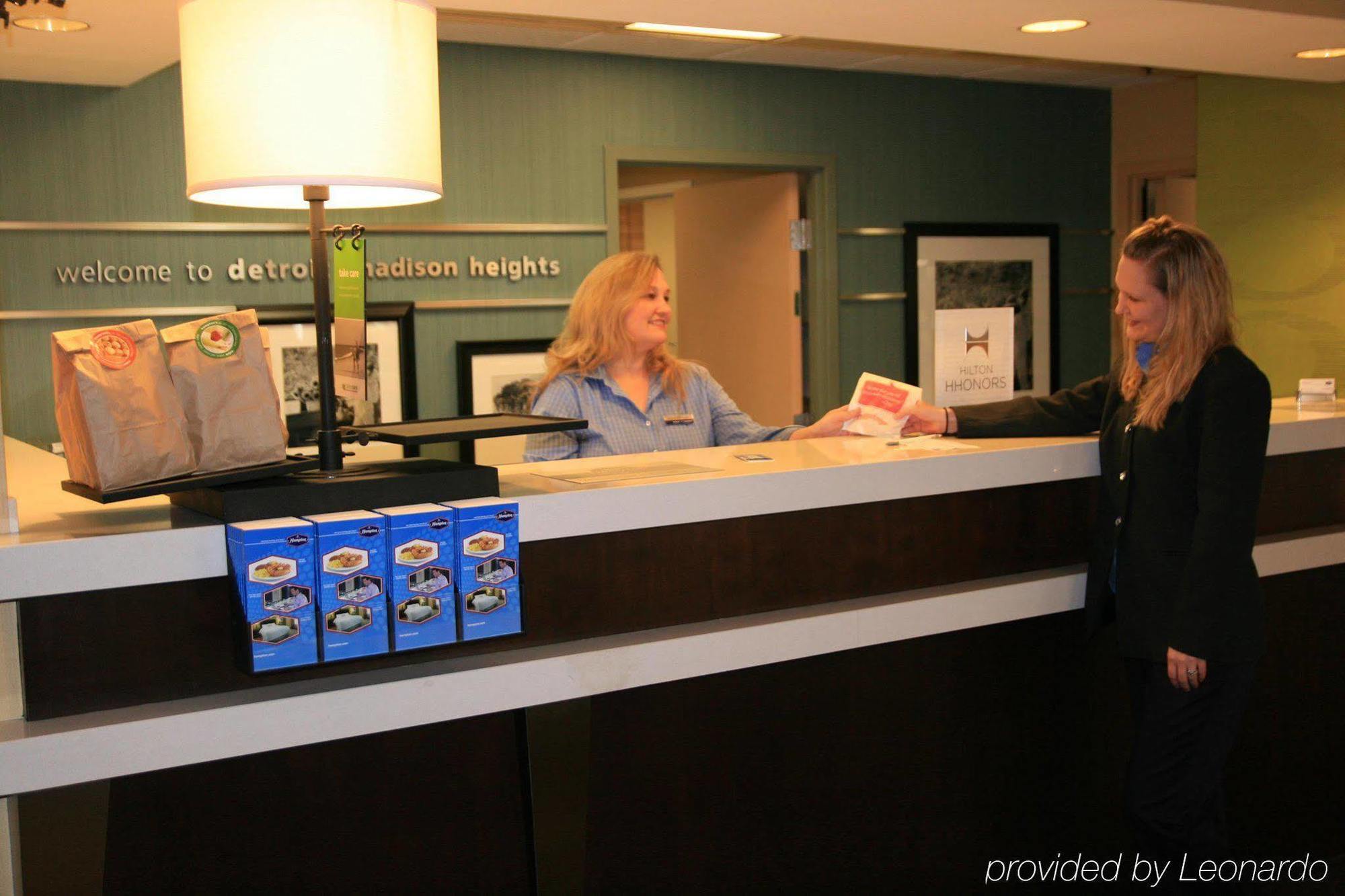 Hampton Inn Detroit Madison Heights South Troy מראה פנימי תמונה